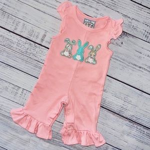 Baby girl Easter rompers